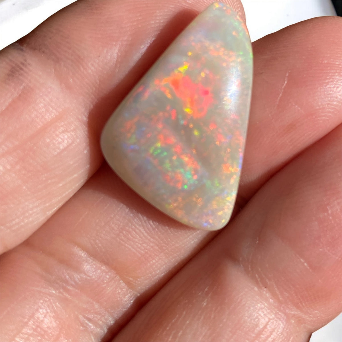 15.25 ct Natural LR Opal Loose or Handmade Silver Pendant