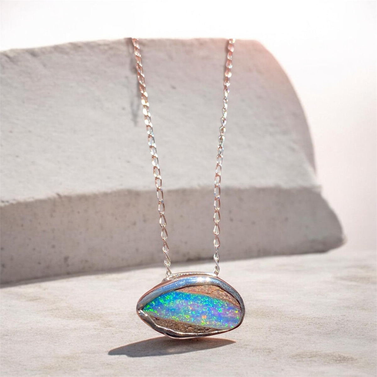 Custom Queensland Pipe Opal Motherhood Pendant