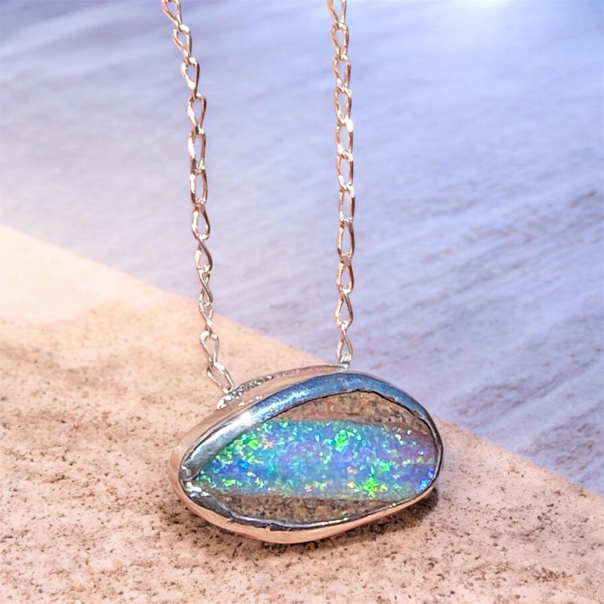 Custom Queensland Pipe Opal Motherhood Pendant