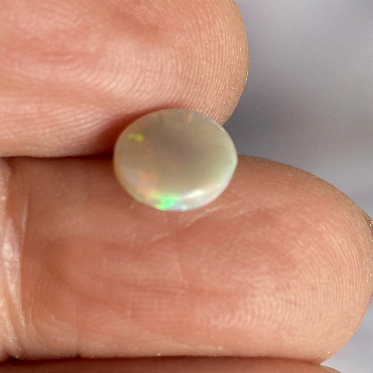 Handcrafted Mintabie Crystal Opal Sterling Silver Ring