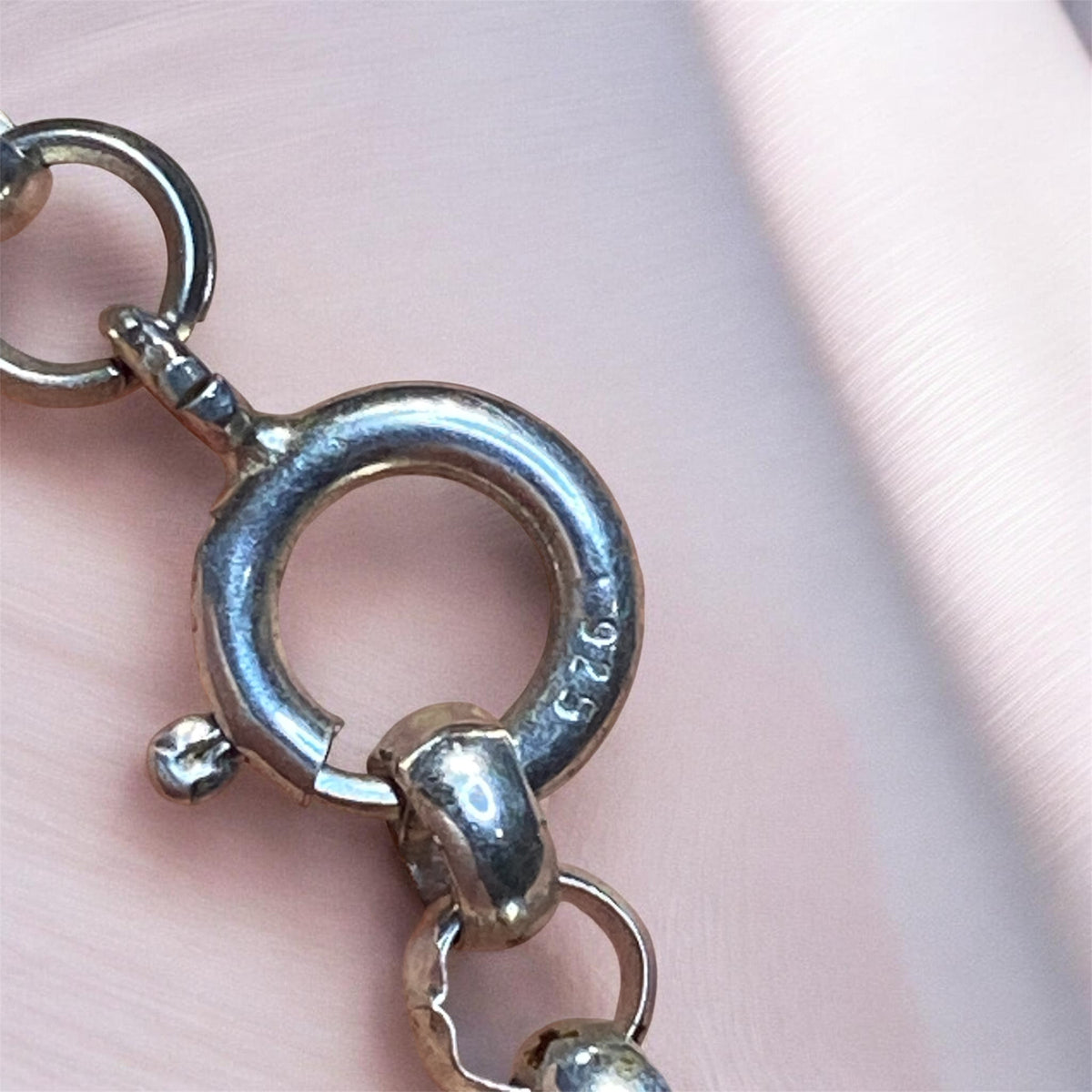 Heavy Sterling Silver Rolo Chain 62cm
