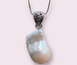 Baroque Freshwater White Pearl Pendant