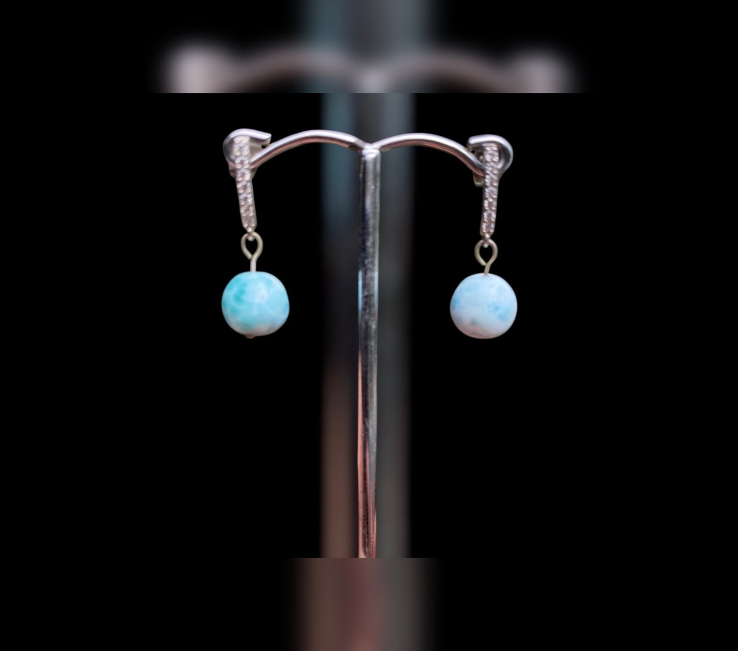 Handmade Larimar Earring Varieties