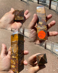 Natural Nellite Gemstone Tower Obelisk