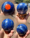 Natural Lapis Lazuli Sphere Orb 594g