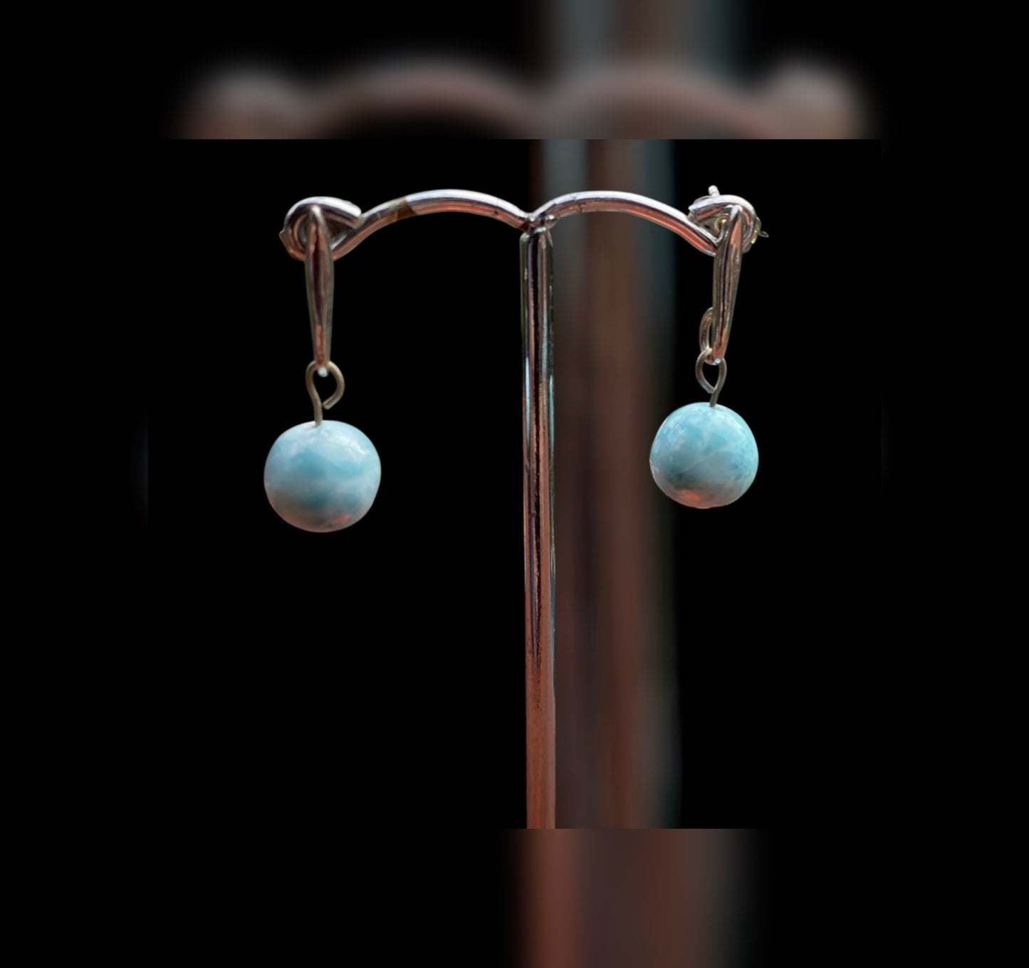 Handmade Larimar Earring Varieties