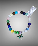 Bead Bracelets with Various Charms