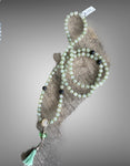 Handmade Prehnite Zen Mala Beads