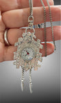 Vintage Cuckoo Clock Watch Necklace