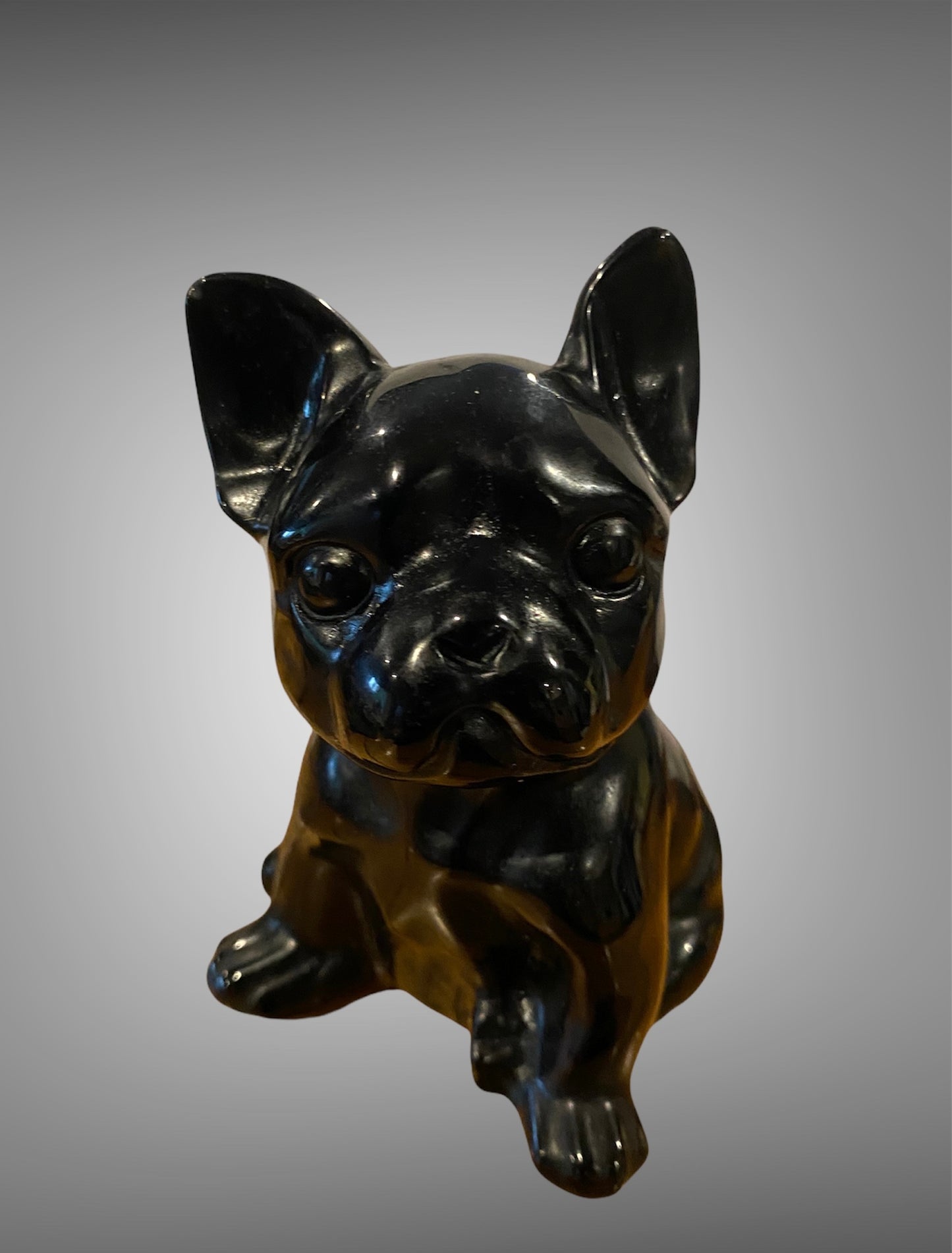 French Bulldog Crystal Carvings - Figurines