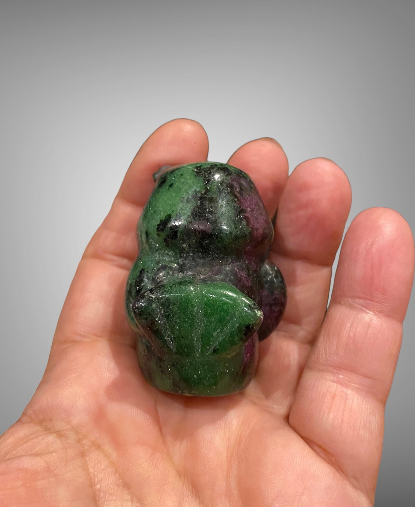 Ruby in Zoisite Owl