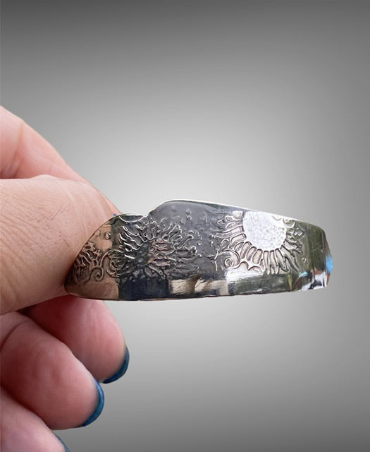 Vintage EPNS A1 Textured Butter Knife Cuff sold