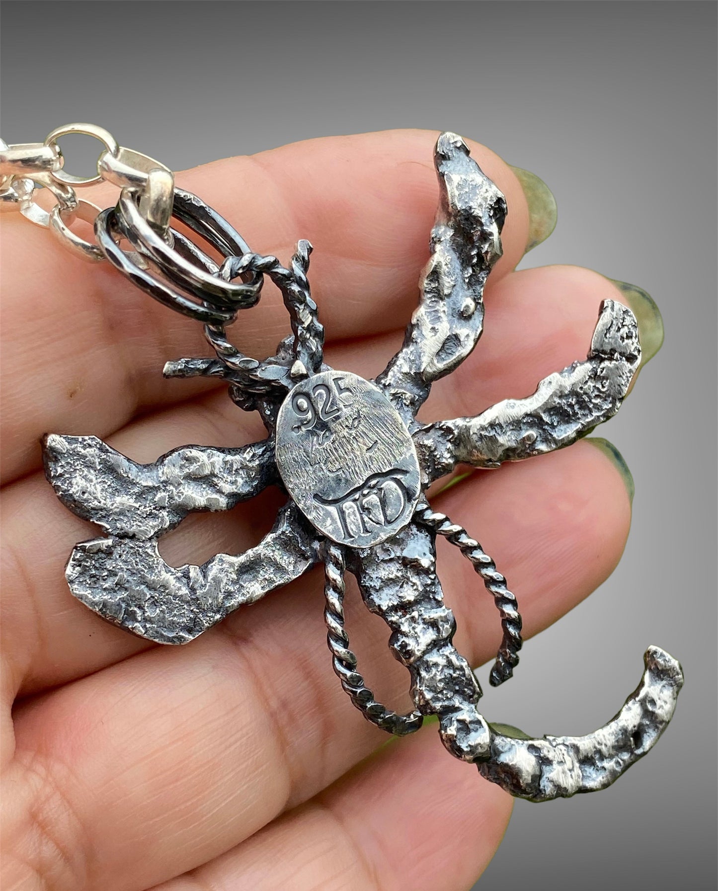 Handmade Artisan Dragonfly Pendant sold