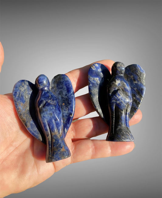 Large Sodalite Angel Figurine sold