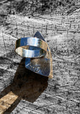 Colaugh composite Kingman Turquoise & Pyrite Cabochon Ring