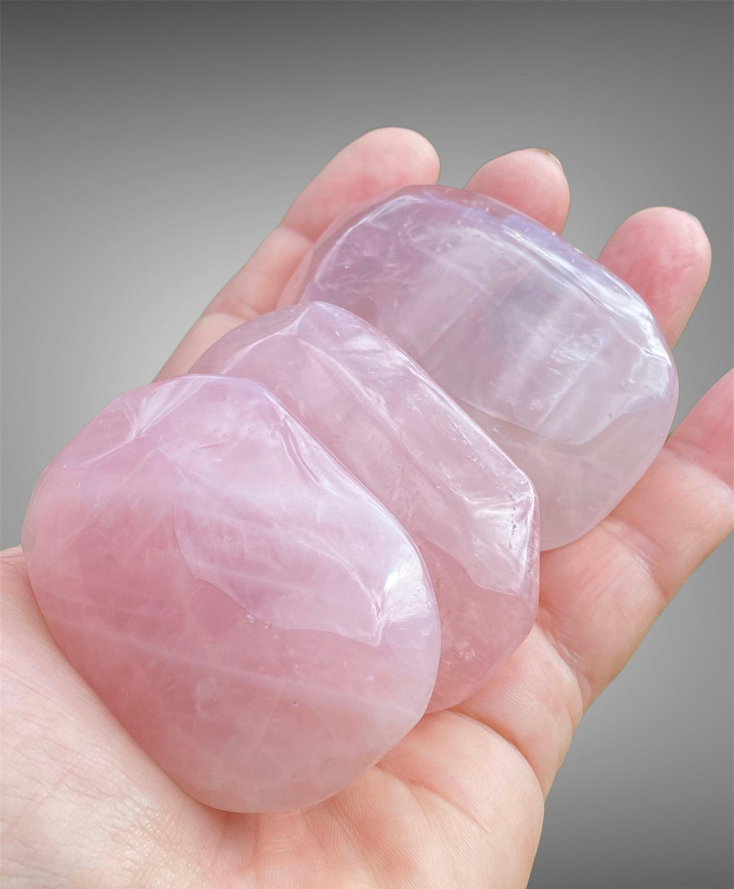 Natural Crystal Palm Stone Varieties