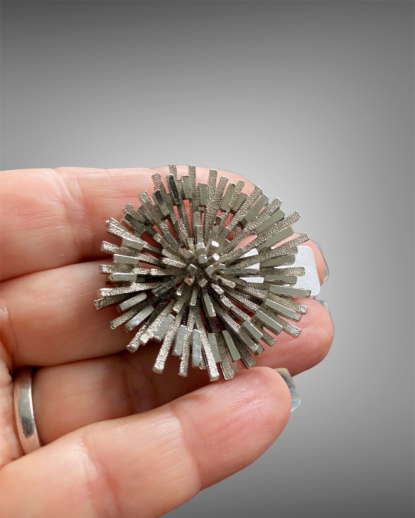 Vintage Abstract 3D Brooch