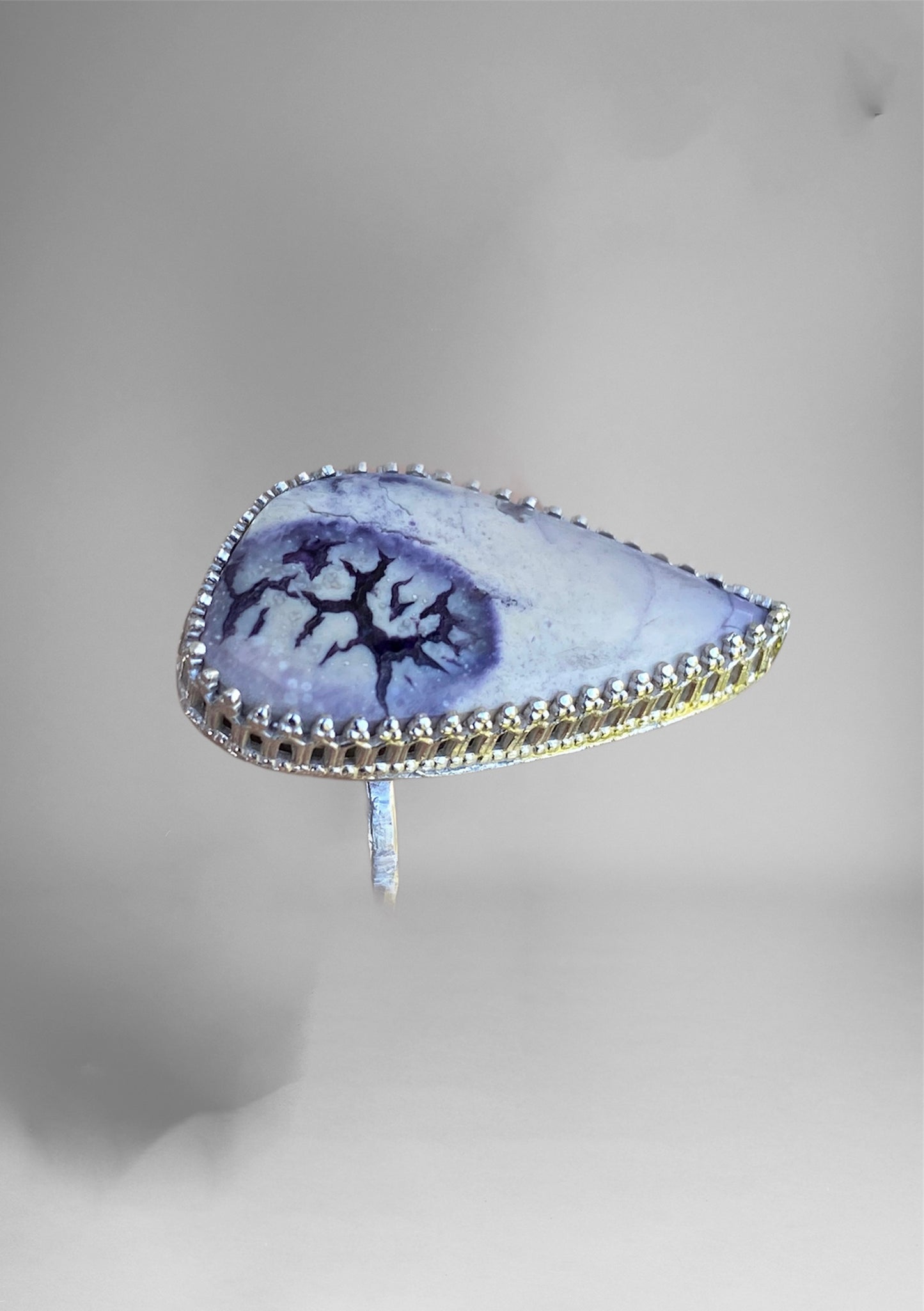 Handmade Sterling Silver Tiffany Stone Ring