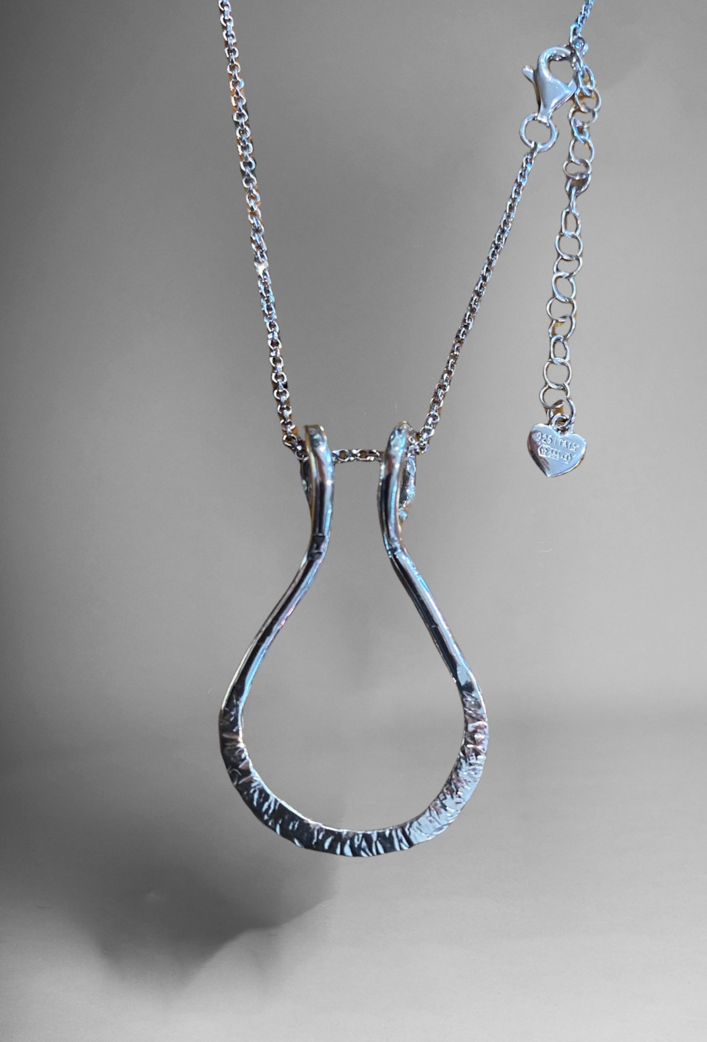Sterling Silver Ring Holder Necklace