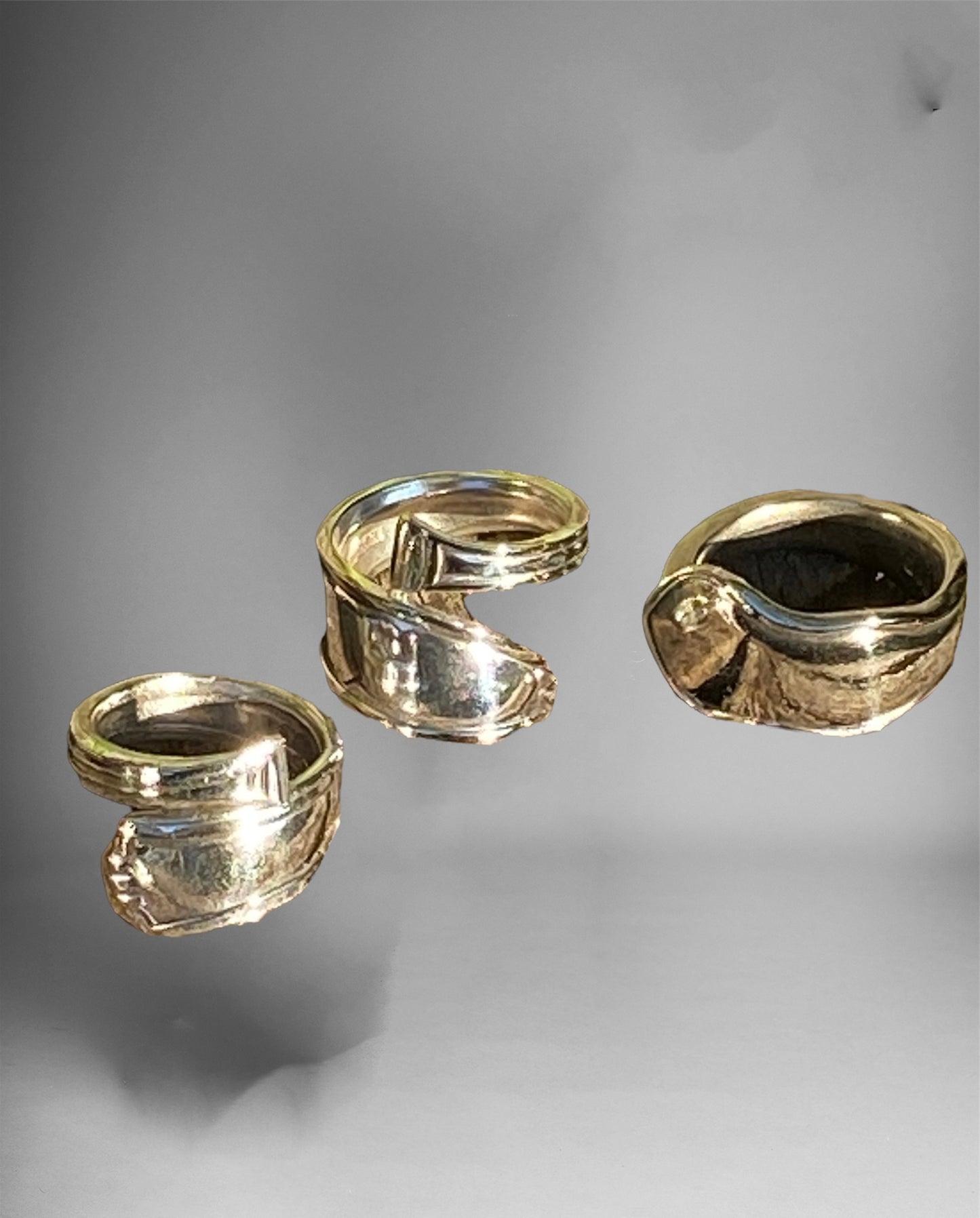 Vintage EPNS Spoon Rings