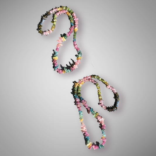Rainbow Tourmaline Necklace