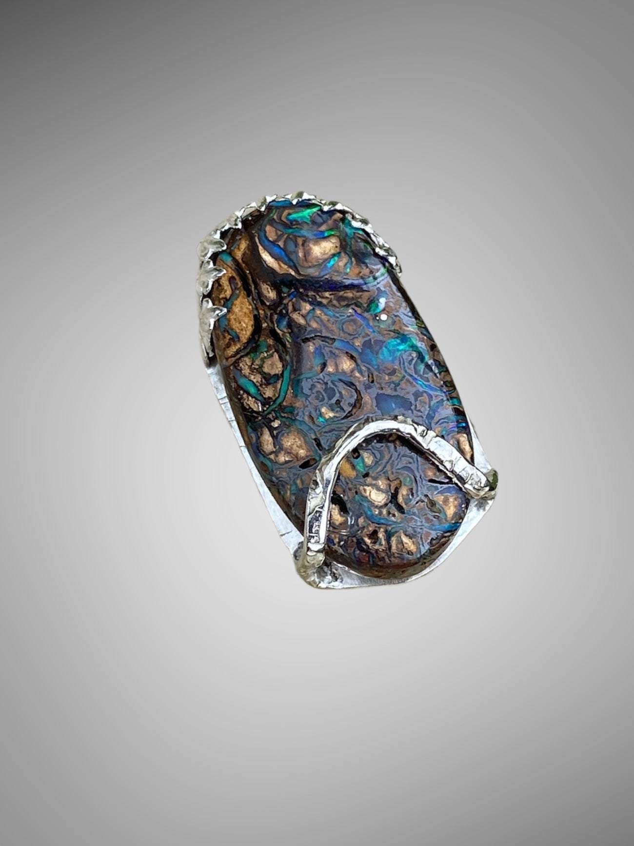 Handmade Yowah Nut Opal Ring sold