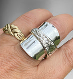 Vintage Sheffield England Silver Spoon Ring