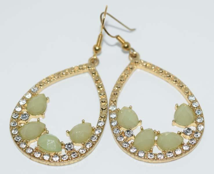 Rhinestone Teardrop Dangle Earrings sold