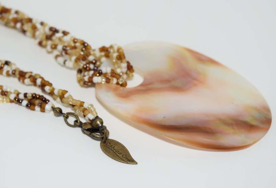 Coldwater Creek Shell & Bead Necklace