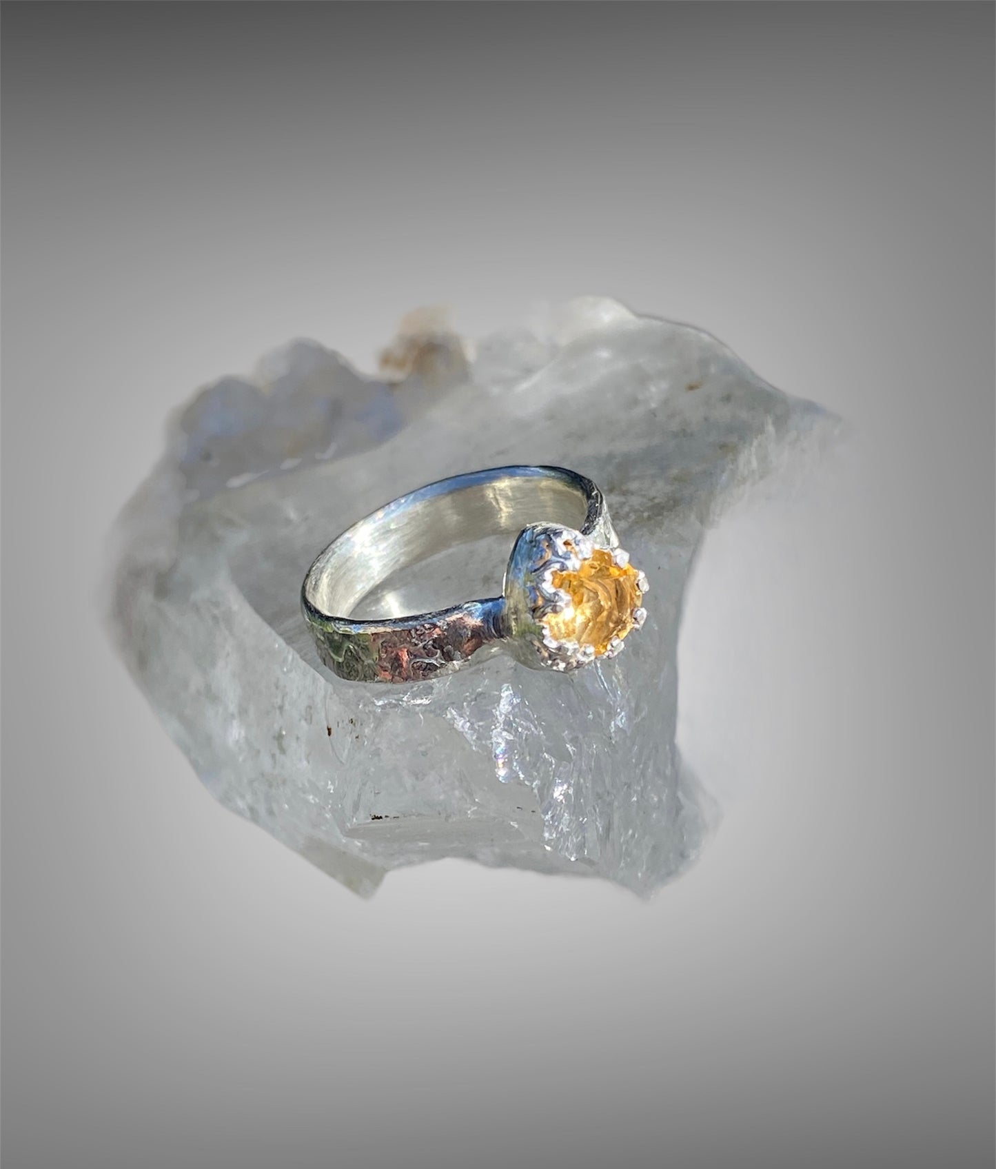 Petite Citrine Ring for Brooke sold