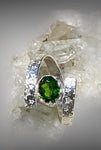 Handmade Chrome Diopside Sterling Silver Ring
