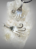 Octopus Vintage Fork Pendant