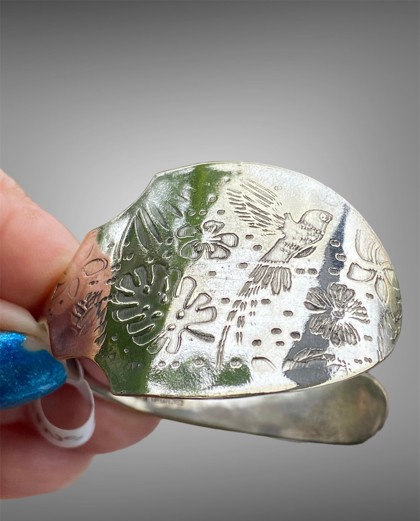 Vintage Berry Spoon Cuff sold