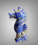 Natural Crystal Gemstone Carved Seahorse Figurines