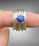 Handmade Lapis Lazuli Spinner Ring