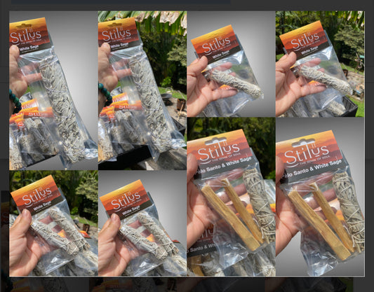 White Sage & Palo Santo Smudge Sticks
