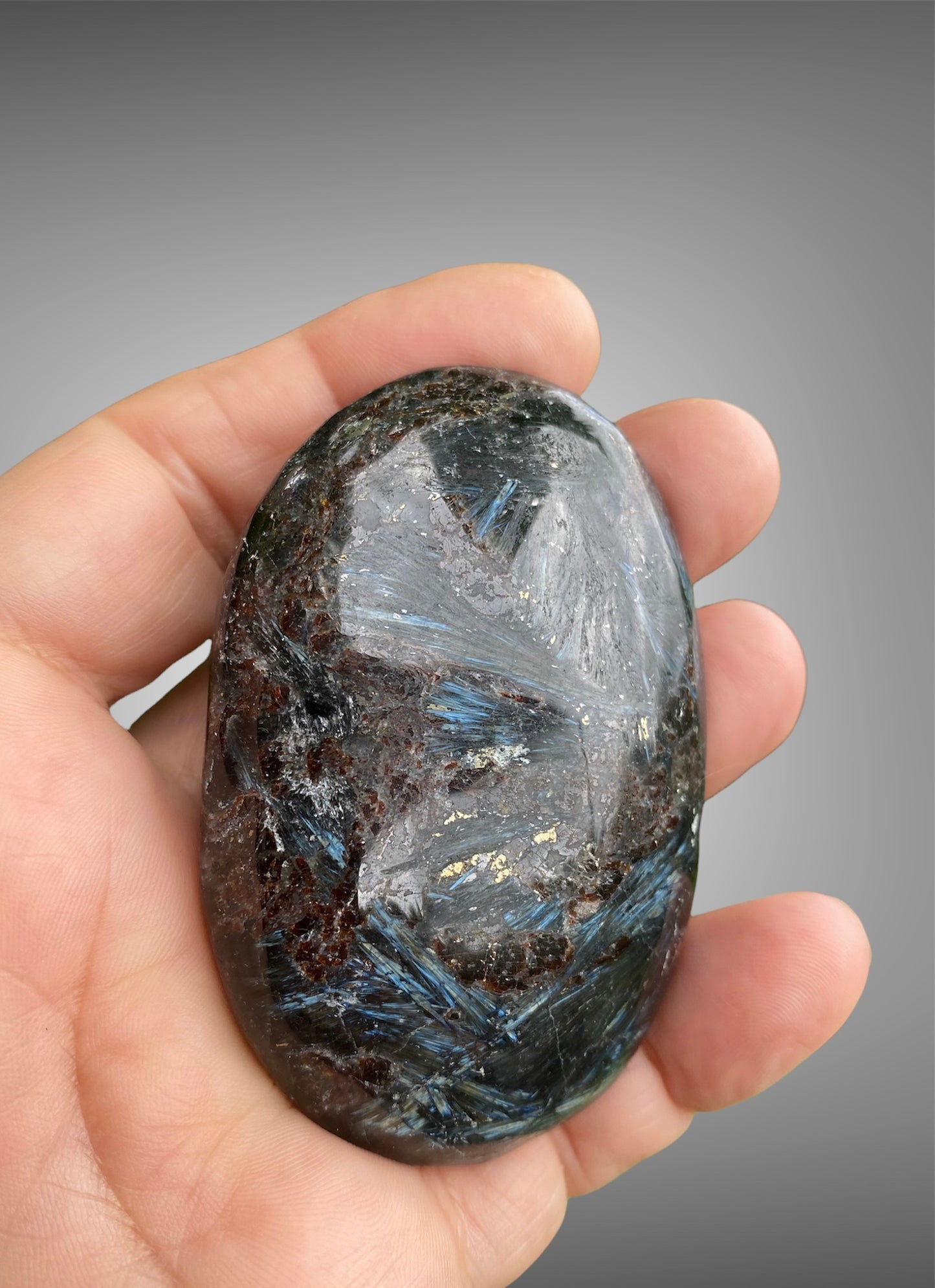 Natural Crystal Palm Stone Varieties