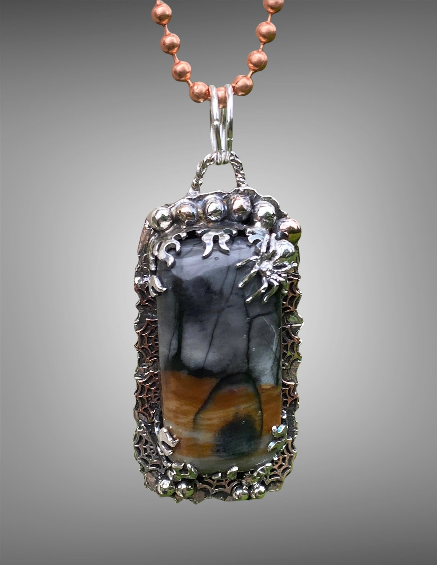 Handmade Bespoke Picasso Marble Pendant