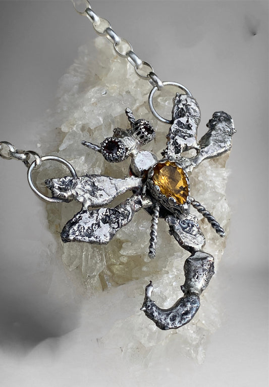 Handmade Dragonfly Pendant sold