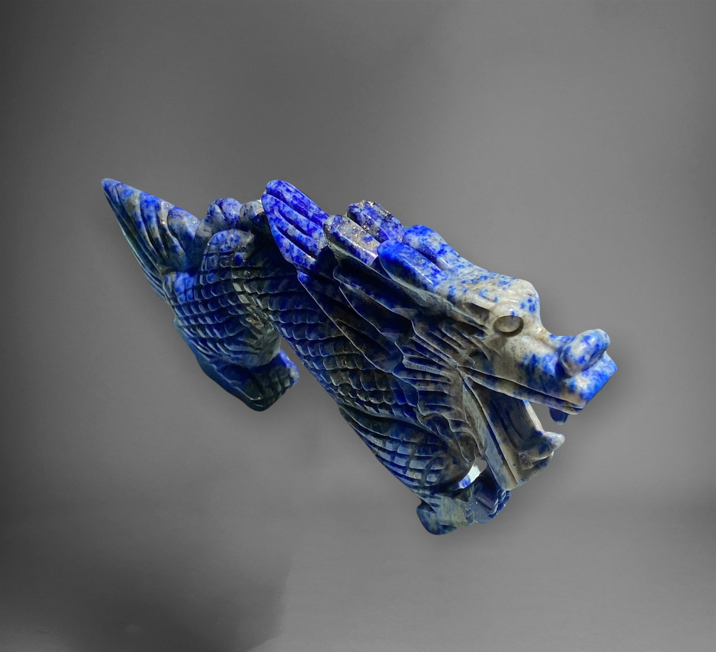 Natural Crystal Stone Dragon Carving