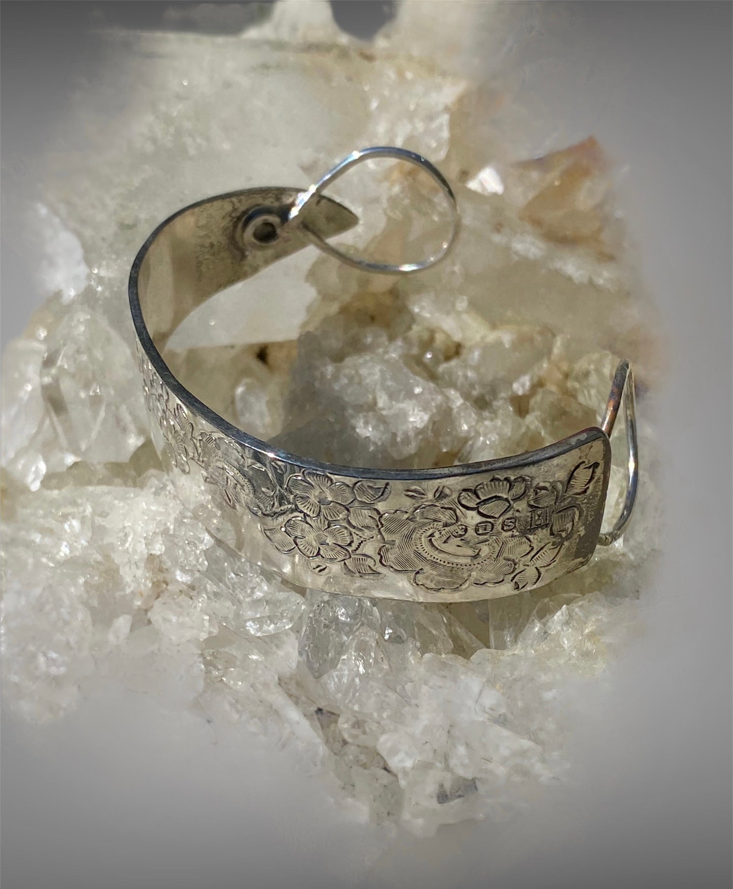 Vintage 1893 Silver Plate Knife Cuff sold