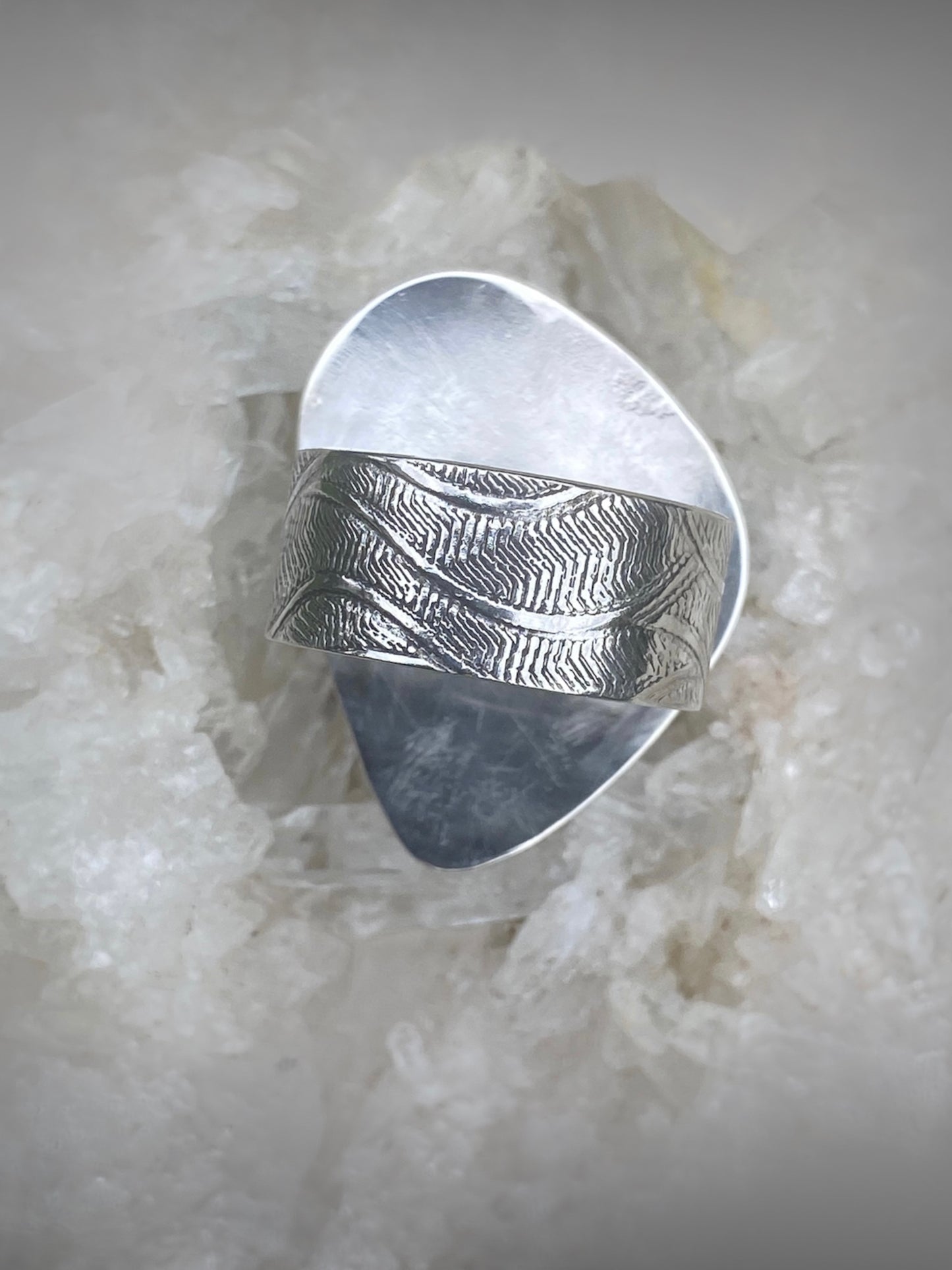 Artisan Kingman Turquoise Sterling Silver Statement Ring