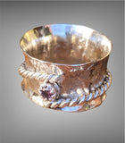 Handmade Violet Spinel Spinner Ring