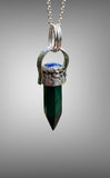 Handcrafted Malachite and Lapis Pendant