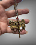 Steampunk Dragonfly Pendant