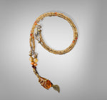 Handmade Amber & Citrine Pendant