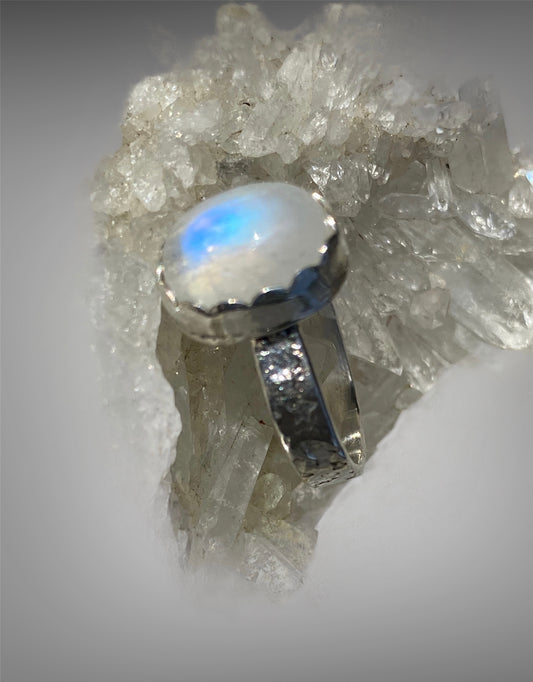 Handmade Moonstone Petite Ring