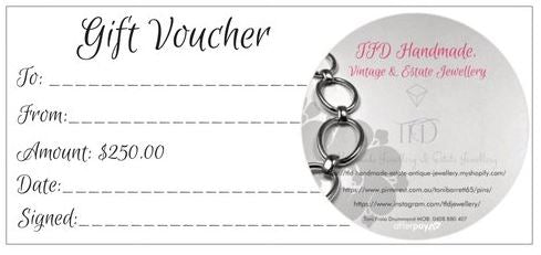 TFD Jewellery and Crystals Gift Voucher