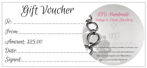 TFD Jewellery and Crystals Gift Voucher