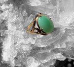 18k Gold Jadeite Jade Cocktail Ring